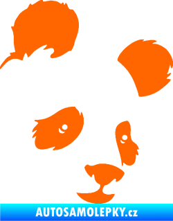Samolepka Panda 004 pravá Fluorescentní oranžová