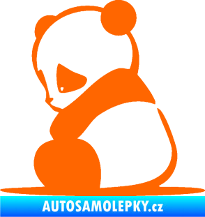 Samolepka Panda 005 levá Fluorescentní oranžová