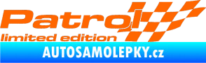 Samolepka Patrol limited edition pravá Fluorescentní oranžová