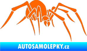 Samolepka Pavouk 002 - pravá Fluorescentní oranžová