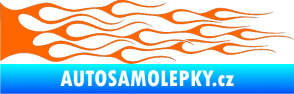 Samolepka Plameny 050 Fluorescentní oranžová