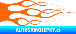 Samolepka Plameny 056 Fluorescentní oranžová