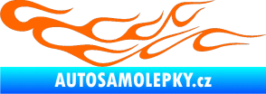 Samolepka Plameny 083 Fluorescentní oranžová