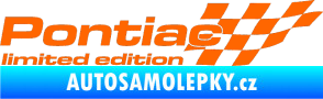 Samolepka Pontiac limited edition pravá Fluorescentní oranžová