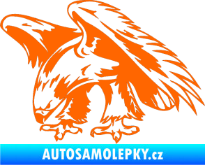 Samolepka Predators 001 levá orel Fluorescentní oranžová