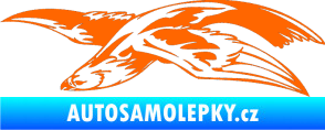 Samolepka Predators 032 levá Fluorescentní oranžová