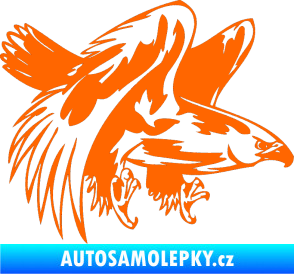 Samolepka Predators 034 pravá Fluorescentní oranžová