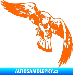 Samolepka Predators 041 levá Fluorescentní oranžová