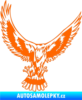 Samolepka Predators 060 levá Fluorescentní oranžová