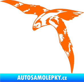 Samolepka Predators 062 levá Fluorescentní oranžová