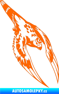 Samolepka Predators 063 pravá Fluorescentní oranžová