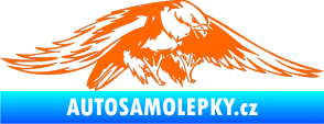 Samolepka Predators 074 pravá Fluorescentní oranžová