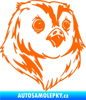 Samolepka Predators 076 pravá Fluorescentní oranžová