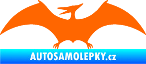 Samolepka Pterodactylus 001 levá Fluorescentní oranžová