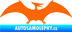 Samolepka Pterodactylus 001 pravá Fluorescentní oranžová