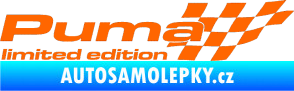 Samolepka Puma limited edition pravá Fluorescentní oranžová