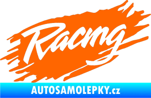 Samolepka Racing 002 Fluorescentní oranžová