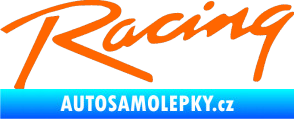 Samolepka Racing 003 Fluorescentní oranžová