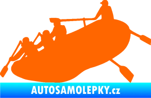 Samolepka Raft 001 levá Fluorescentní oranžová