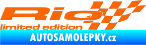 Samolepka Rio limited edition pravá Fluorescentní oranžová