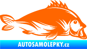Samolepka Ryba 003 pravá Fluorescentní oranžová