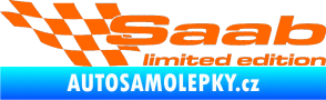 Samolepka Saab limited edition levá Fluorescentní oranžová