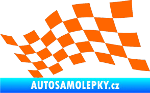 Samolepka Šachovnice 016 Fluorescentní oranžová