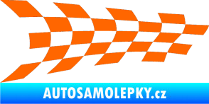 Samolepka Šachovnice 024 Fluorescentní oranžová