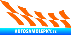 Samolepka Šachovnice 030 Fluorescentní oranžová