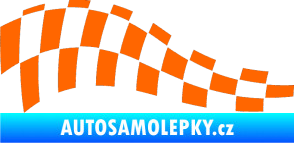 Samolepka Šachovnice 046 Fluorescentní oranžová