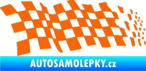 Samolepka Šachovnice 084 Fluorescentní oranžová