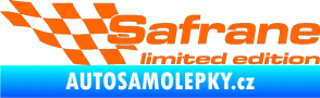 Samolepka Safrane limited edition levá Fluorescentní oranžová