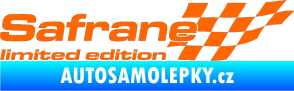 Samolepka Safrane limited edition pravá Fluorescentní oranžová