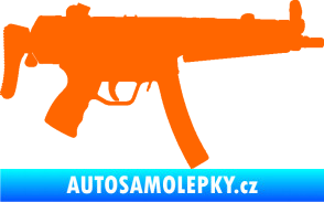 Samolepka Samopal 001 pravá Fluorescentní oranžová