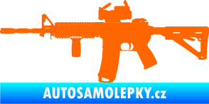 Samolepka Samopal 003 levá Fluorescentní oranžová