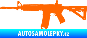 Samolepka Samopal 004 levá Fluorescentní oranžová