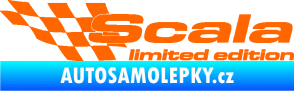 Samolepka Scala limited edition levá Fluorescentní oranžová