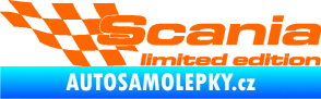 Samolepka Scania limited edition levá Fluorescentní oranžová