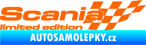 Samolepka Scania limited edition pravá Fluorescentní oranžová