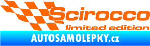 Samolepka Scirocco limited edition levá Fluorescentní oranžová