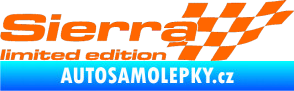 Samolepka Sierra limited edition pravá Fluorescentní oranžová
