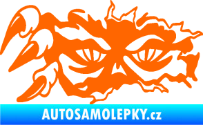 Samolepka Šmírák 002 pravá Fluorescentní oranžová