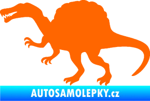 Samolepka Spinosaurus 001 levá Fluorescentní oranžová