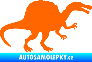 Samolepka Spinosaurus 001 pravá Fluorescentní oranžová