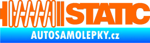 Samolepka Static 001 Fluorescentní oranžová