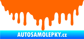 Samolepka Stékající skvrna 007 pravá Fluorescentní oranžová