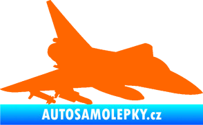 Samolepka Stíhací letoun 005 pravá Fluorescentní oranžová