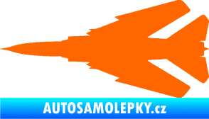 Samolepka Stíhací letoun 007 levá MIG Fluorescentní oranžová