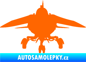 Samolepka Stíhací letoun 008  MIG Fluorescentní oranžová