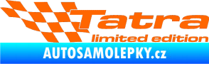 Samolepka Tatra limited edition levá Fluorescentní oranžová